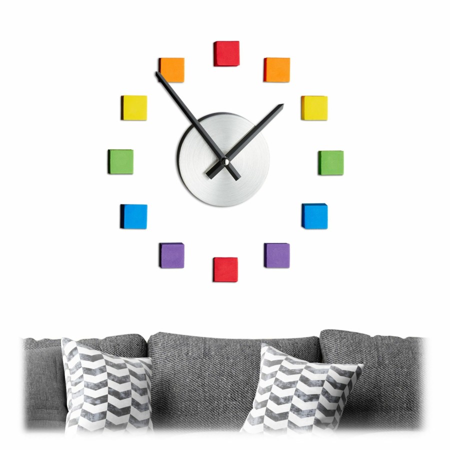 Relaxdays Bunte Diy-Wanduhr Best