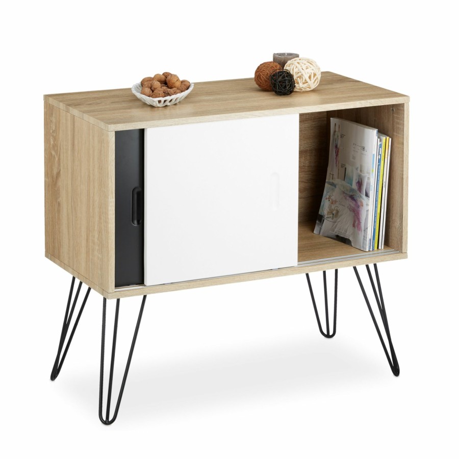 Relaxdays Retro-Sideboard Hot