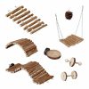 Relaxdays 8-Teiliges Vogelspielzeug-Set Clearance