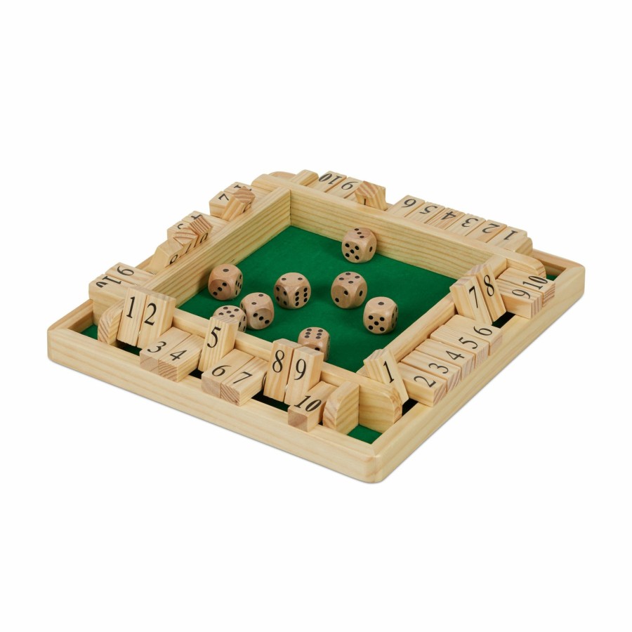 Relaxdays Shut The Box Wurfelspiel Clearance