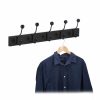 Relaxdays Garderobe Mit 5 Haken In Schwarz Online