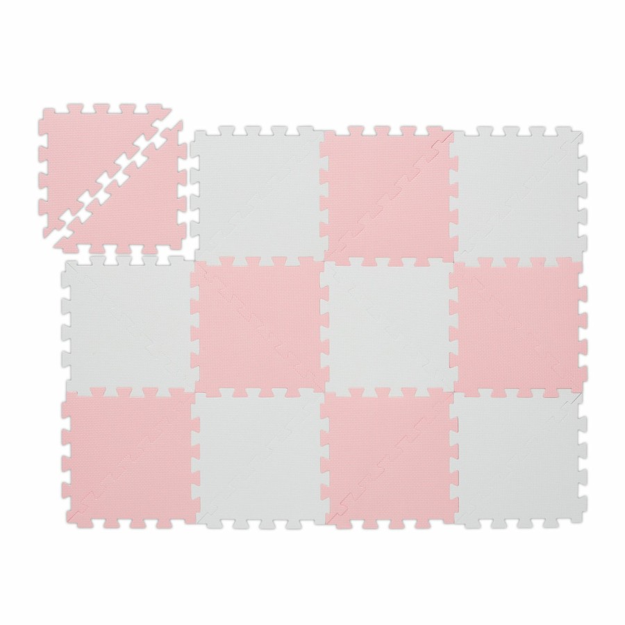 Relaxdays Rosa-Weise Puzzle-Spielmatte Online