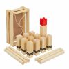 Relaxdays Kubb-Wikingerspiel Aus Holz Hot