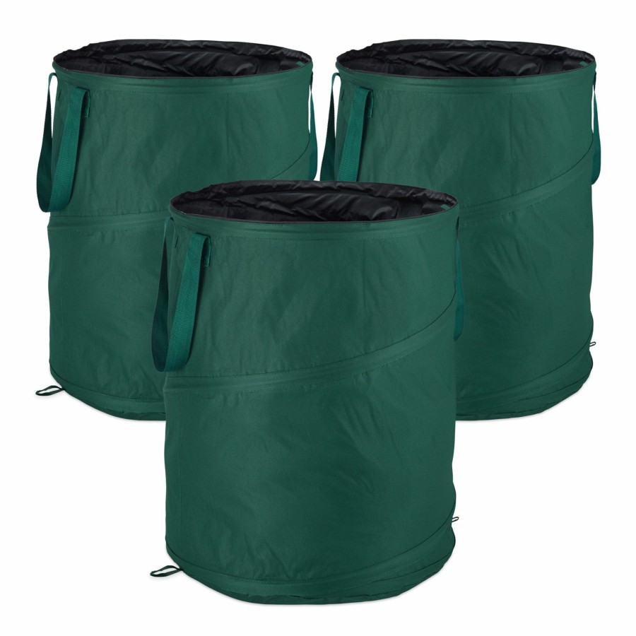 Relaxdays Gartensack 3Er Set Pop-Up 160 L Clearance