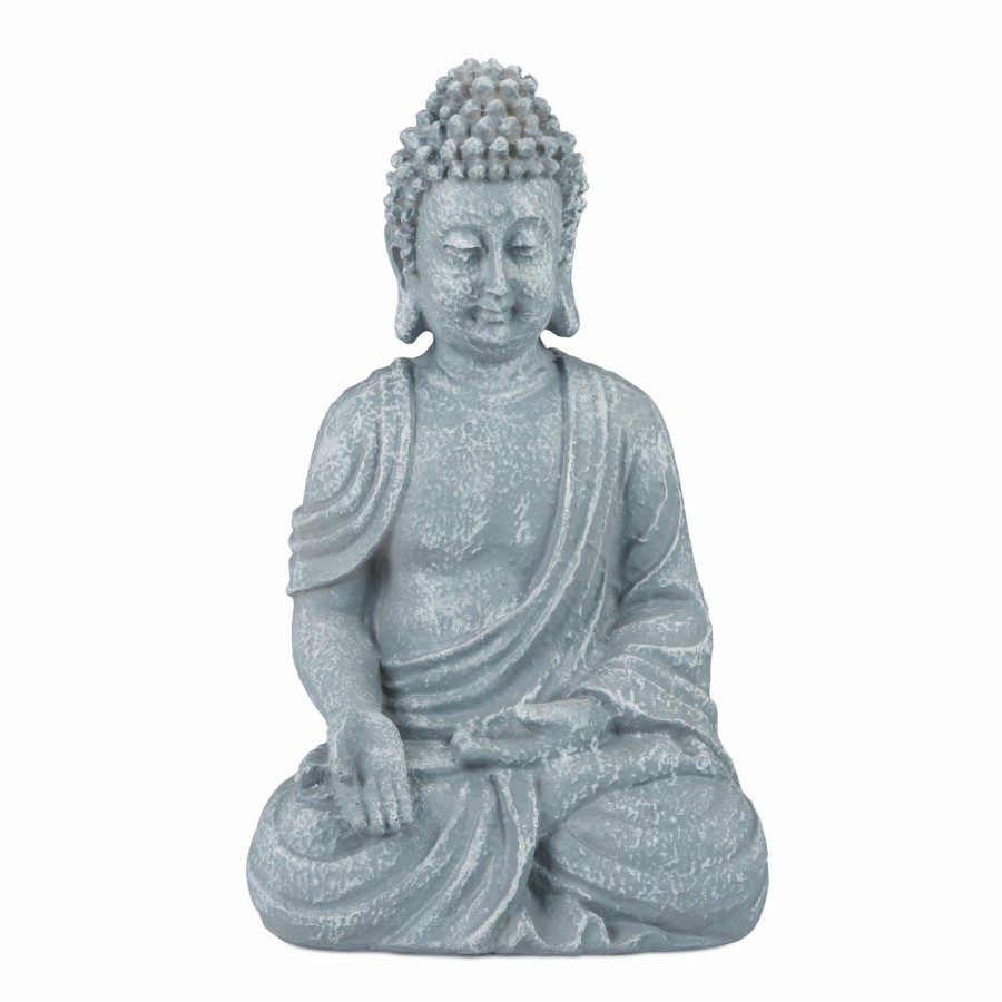 Relaxdays Sitzende Buddha-Figur New