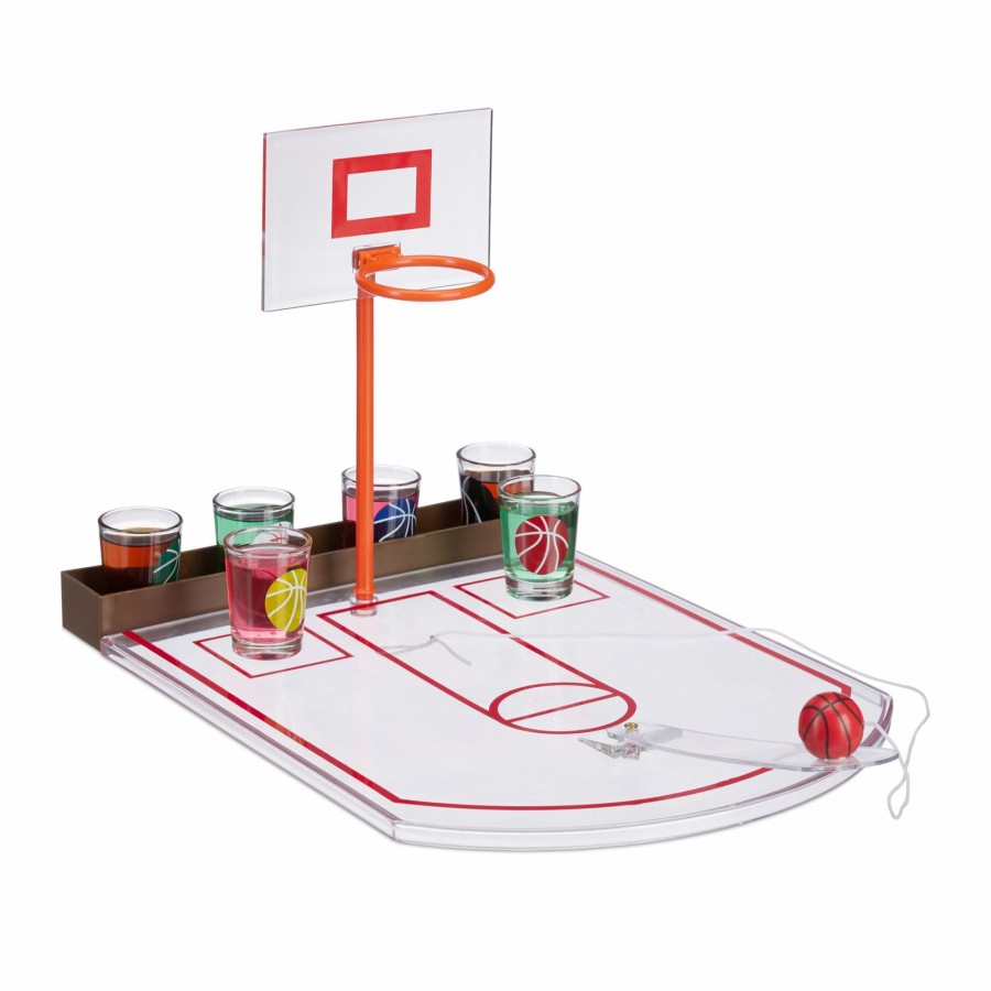 Relaxdays Basketball-Trinkspiel Clearance