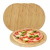 Relaxdays Set Mit 4 Pizzabrettern Aus Bambus, 32 Cm New