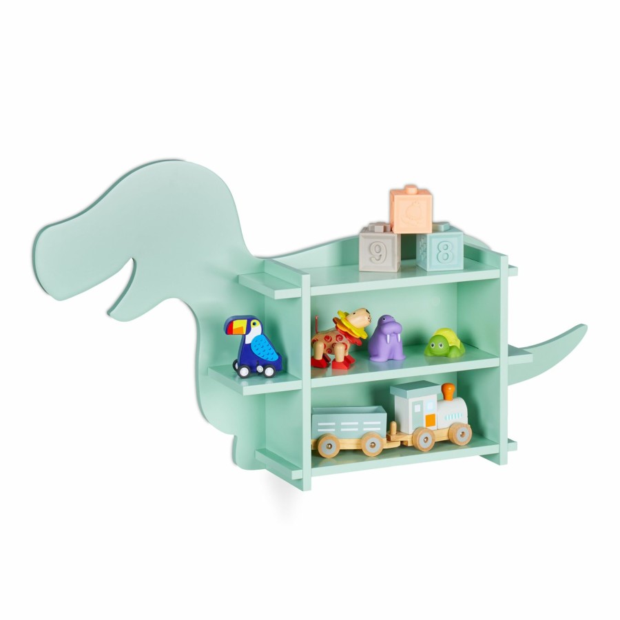 Relaxdays Dinosaurier-Wandregal Fur Kinder New