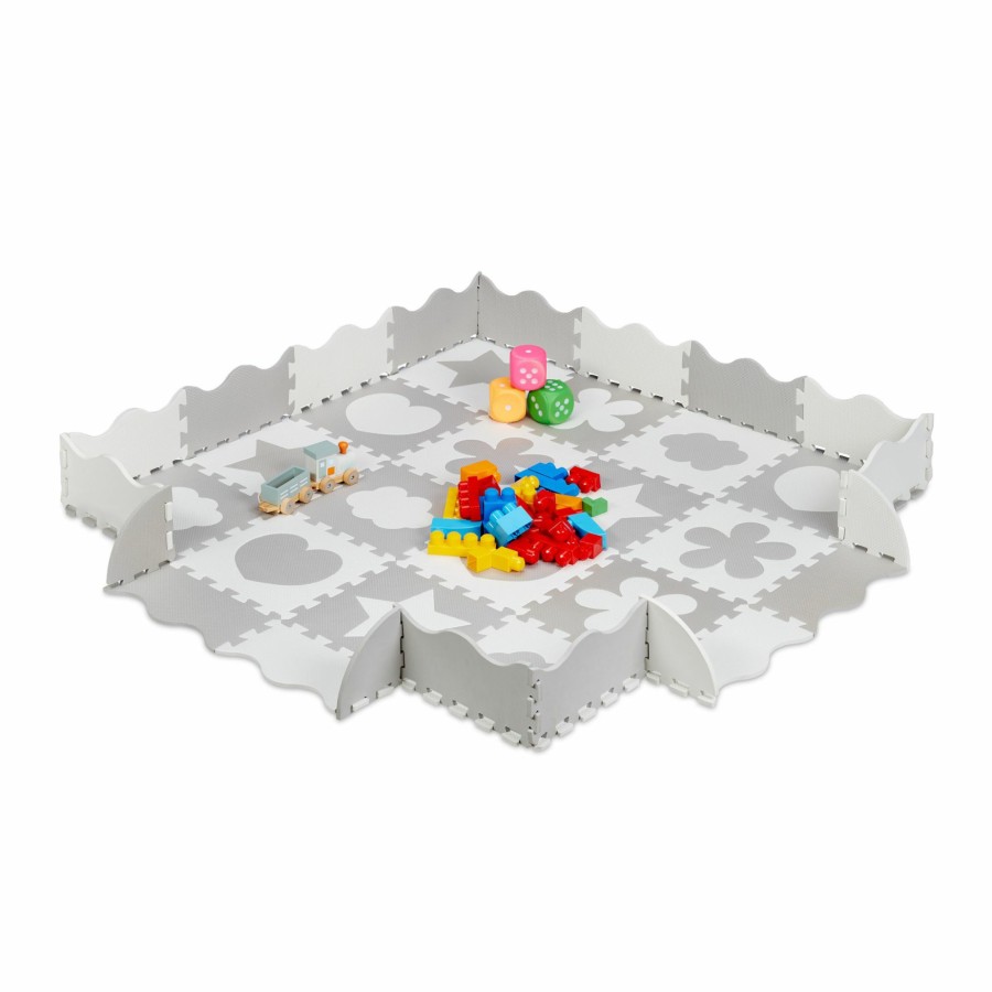 Relaxdays 52-Teilige Puzzle-Spielmatte Best