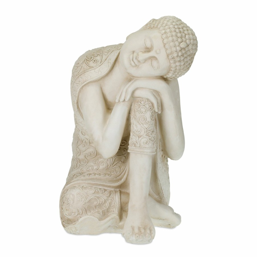 Relaxdays Vintage Weise Buddha-Statue 61 Cm Best