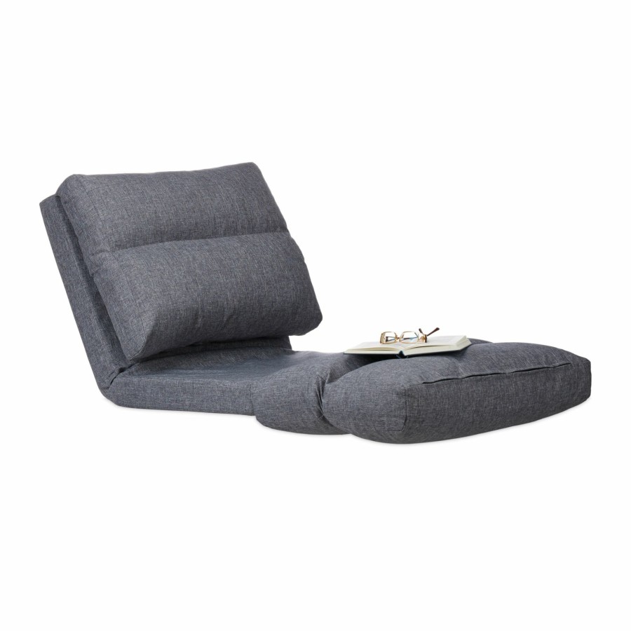 Relaxdays Entspannende Klappmatratze Anthracite New