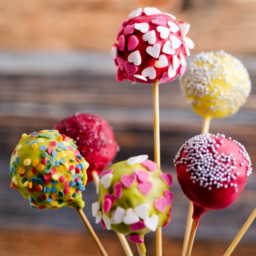 Relaxdays 400X Cake Pop Sticks Bambus Hot