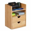 Relaxdays Schreibtisch-Organizer Aus Bambus Best