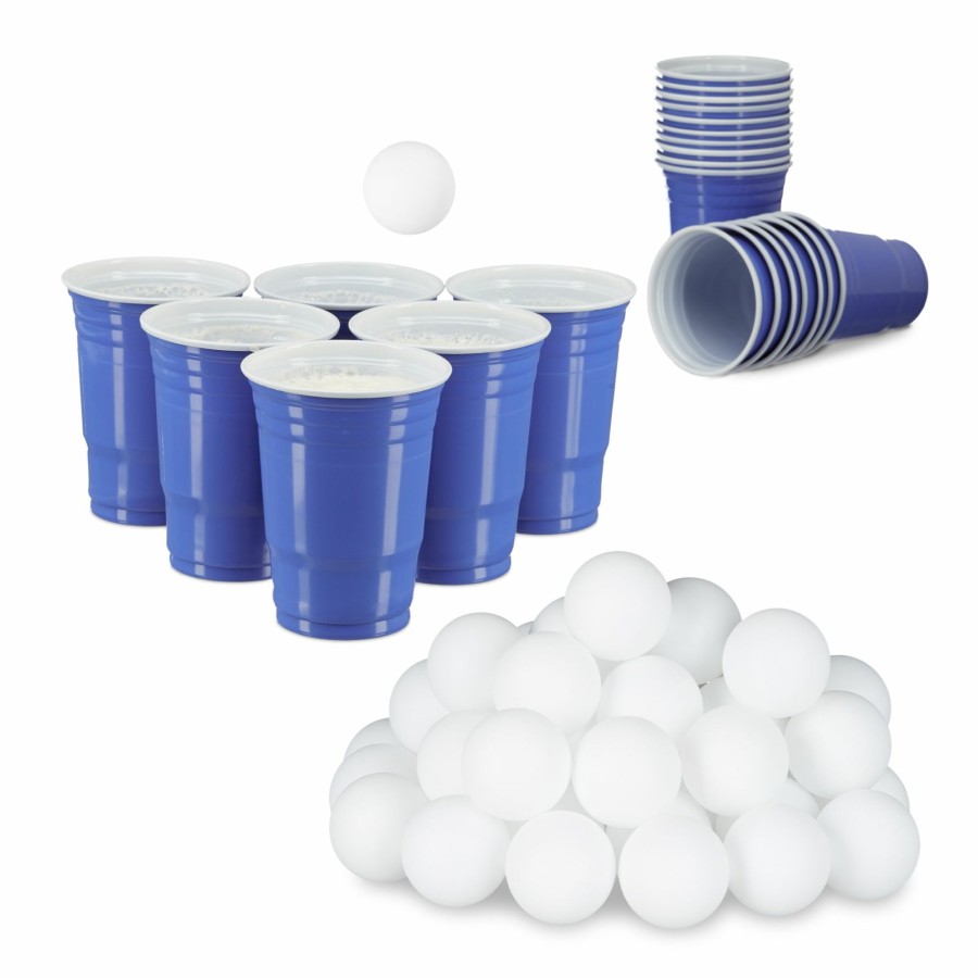 Relaxdays Bier-Pong-Set New