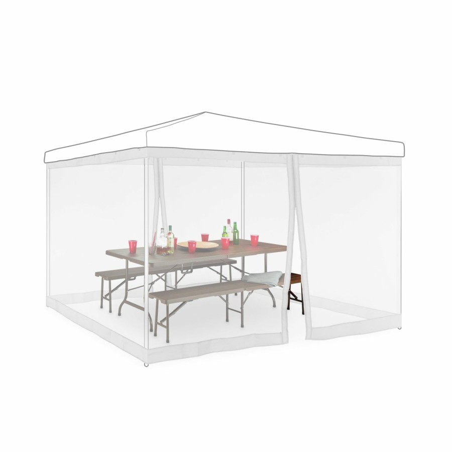 Relaxdays Moskitonetz Fur 3X3M Pavillon Weis Best