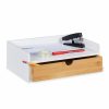 Relaxdays Schreibtisch-Organizer Mit Schublade Hot