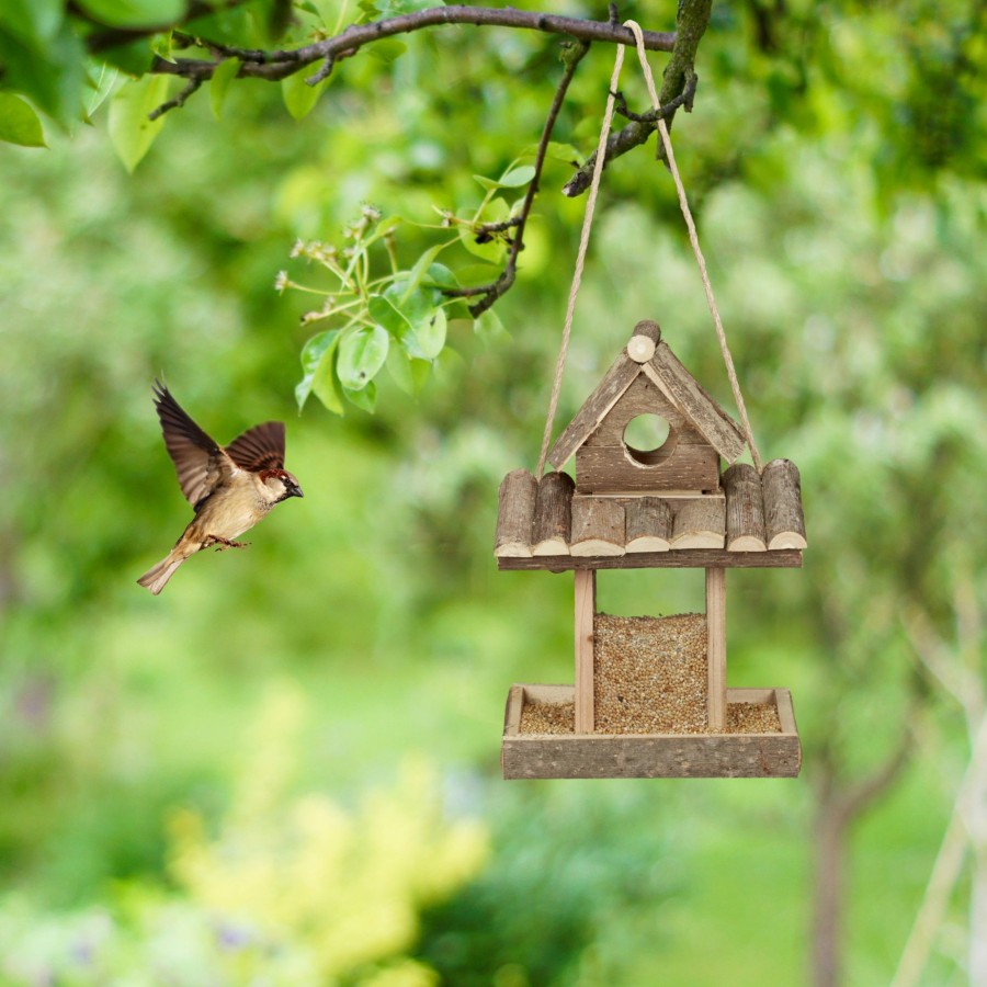 Relaxdays Hangendes Vogelfutterhaus Best