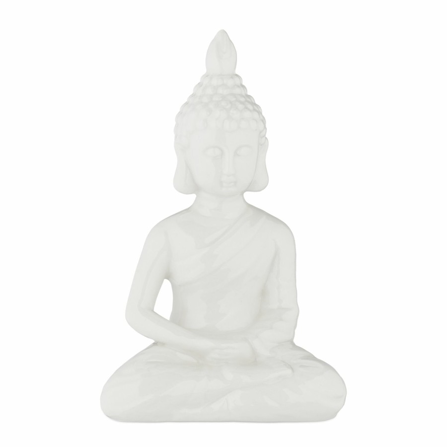 Relaxdays Weise Buddha-Statue 18 Cm Clearance