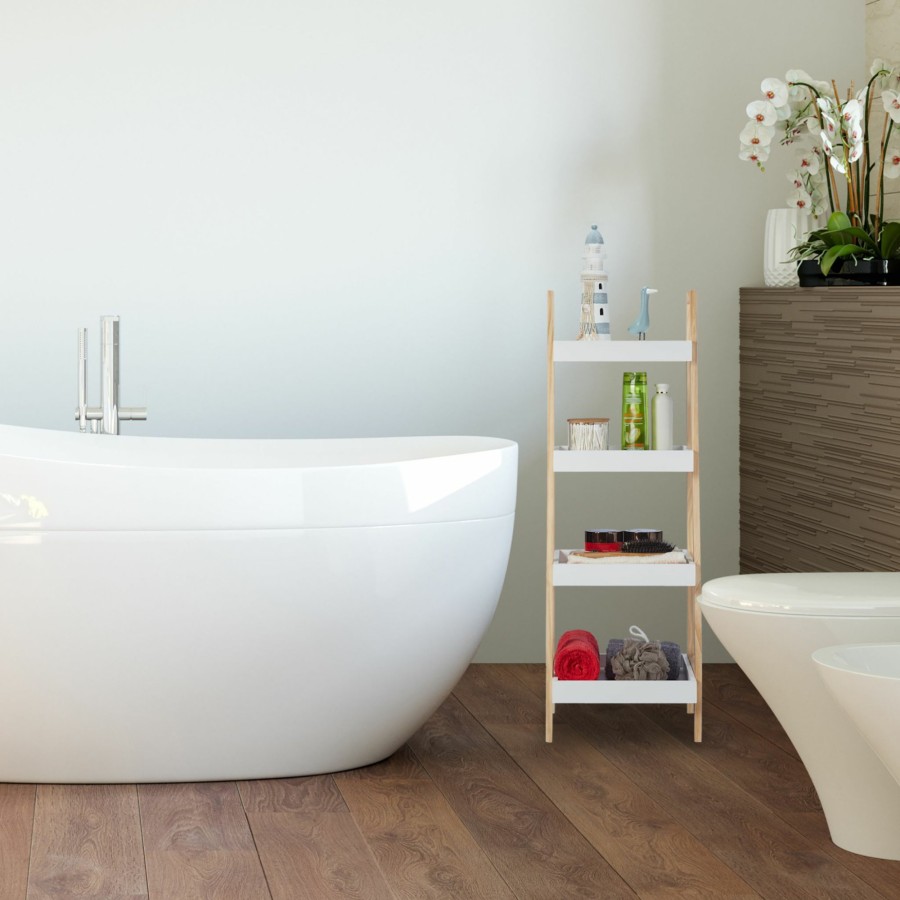 Relaxdays Badezimmer-Caddy Aus Bambus Online