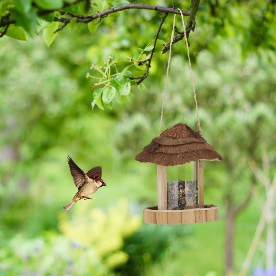 Relaxdays Vogelhauschen Aus Holz Hot