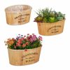 Relaxdays Blumenkasten Aus Holz Im 3Er-Set Hot