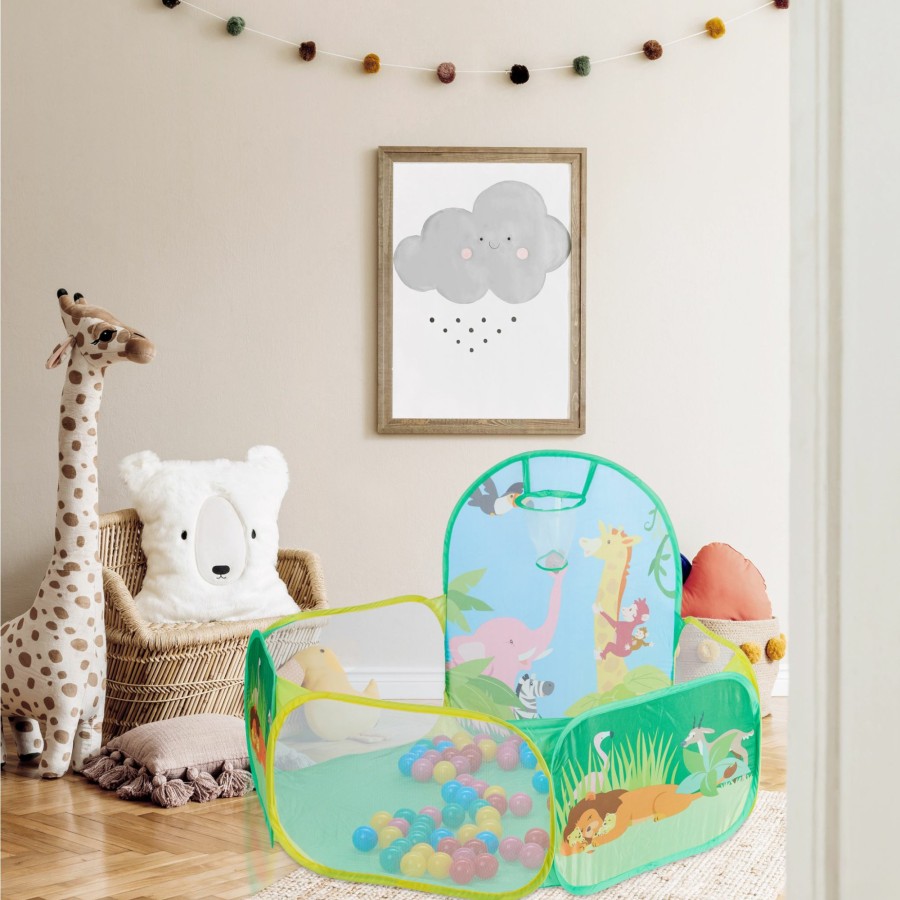 Relaxdays Pop-Up-Ballebad Fur Kinder New