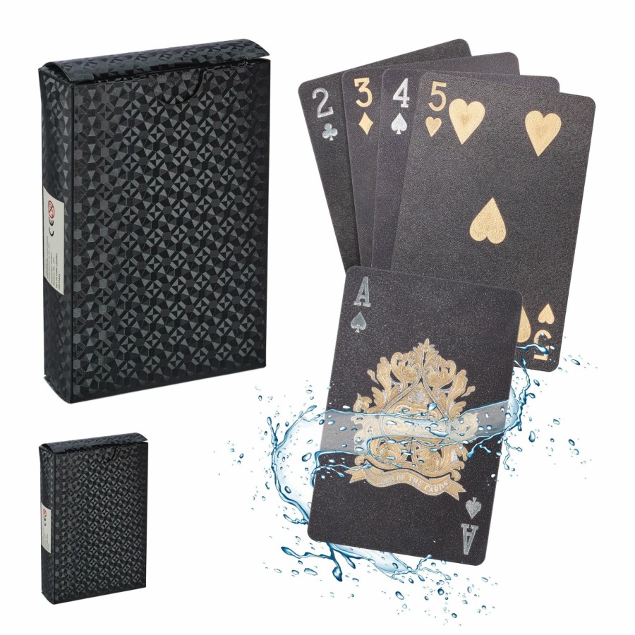 Relaxdays Pokerspielkarten Aus Kunststoff, 2 Decks New