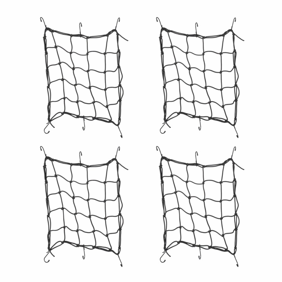 Relaxdays Set Mit 4 Xl-Gepacknetzen Fur Fahrradkorb Clearance