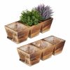 Relaxdays Blumentopf Aus Holz Mit 3 Abschnitten Best