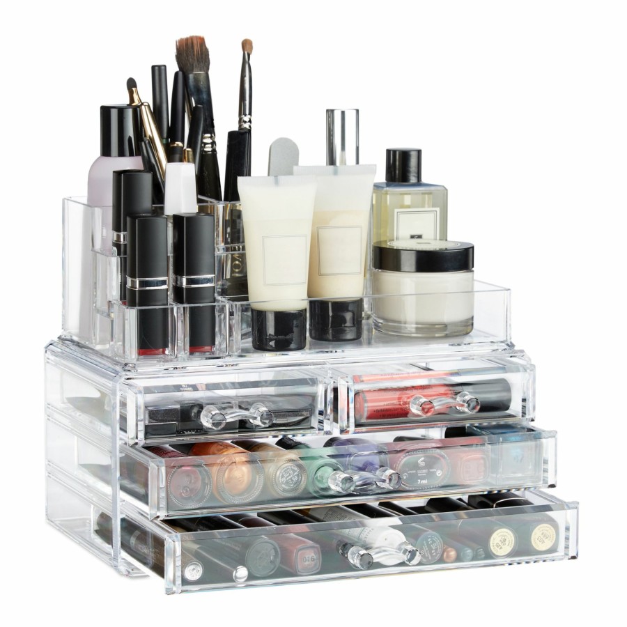 Relaxdays Make-Up-Organizer Mit 4 Schubladen Clearance