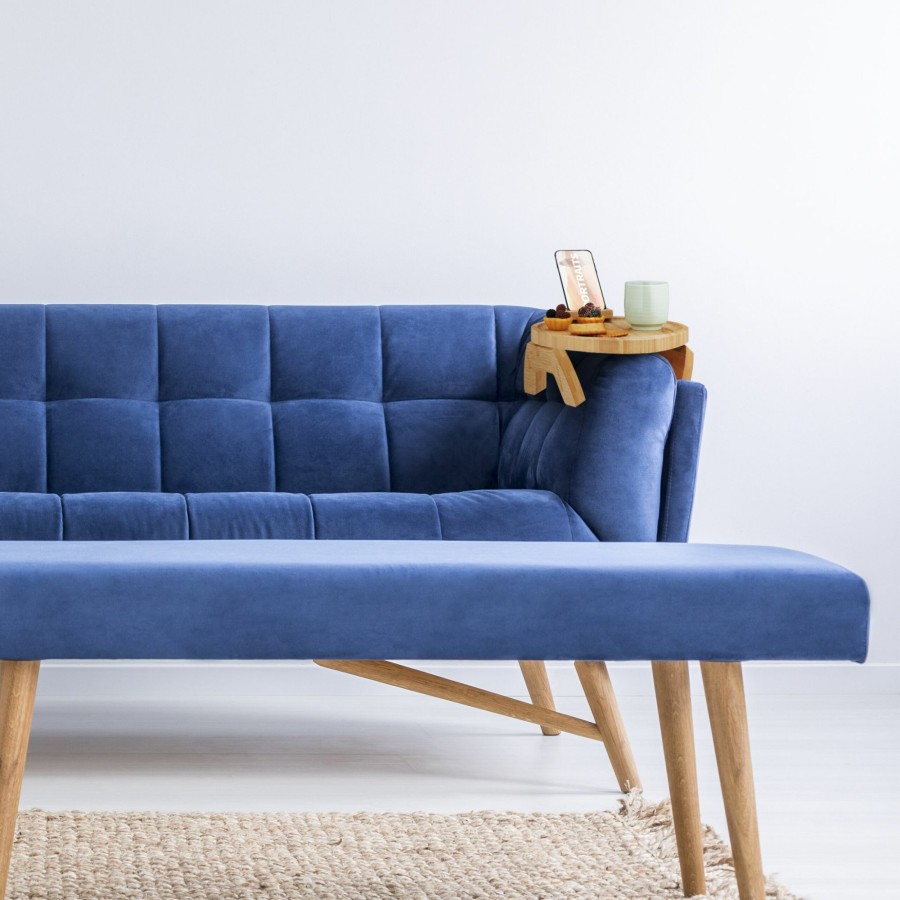 Relaxdays Bambus-Snacktablett Fur Sofa Online