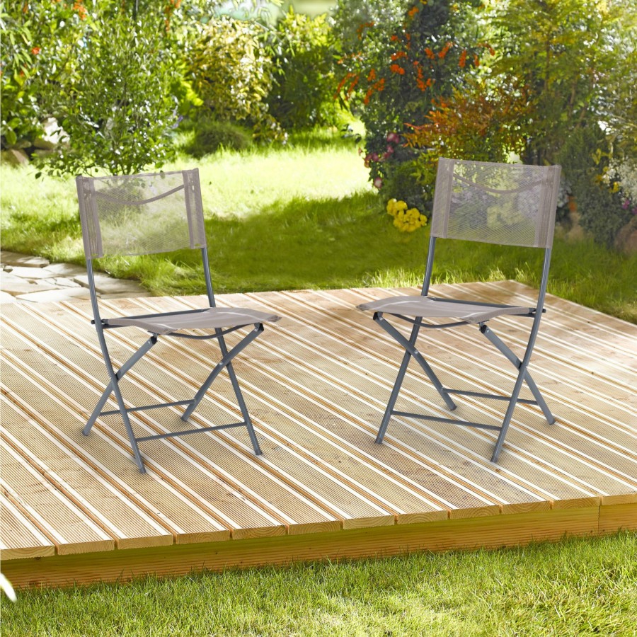 Relaxdays 2X Klappbarer Gartenstuhl Online