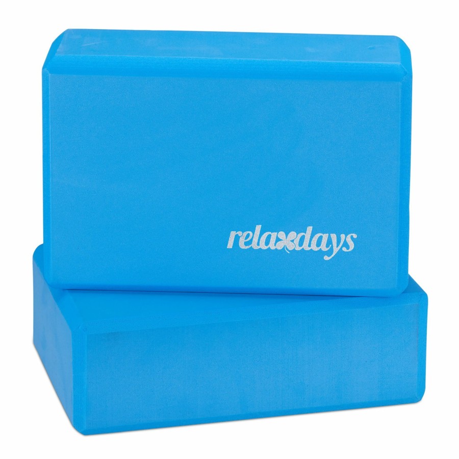 Relaxdays Set Mit 2 Yoga-Blocken Online