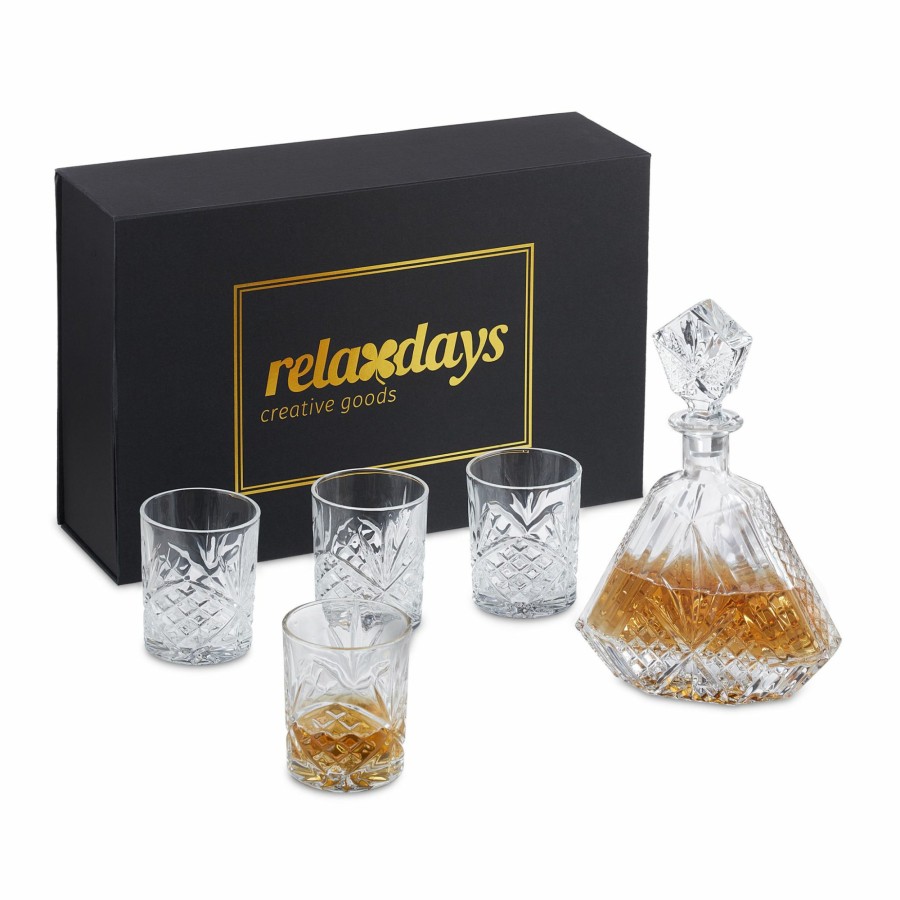 Relaxdays 5-Teiliges Whisky-Set Best