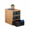 Relaxdays Schreibtisch-Organizer Mit 3 Schubladen New