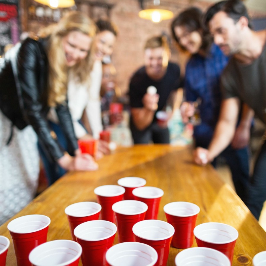 Relaxdays Bier-Pong-Becher-Set Mit Ballen Clearance