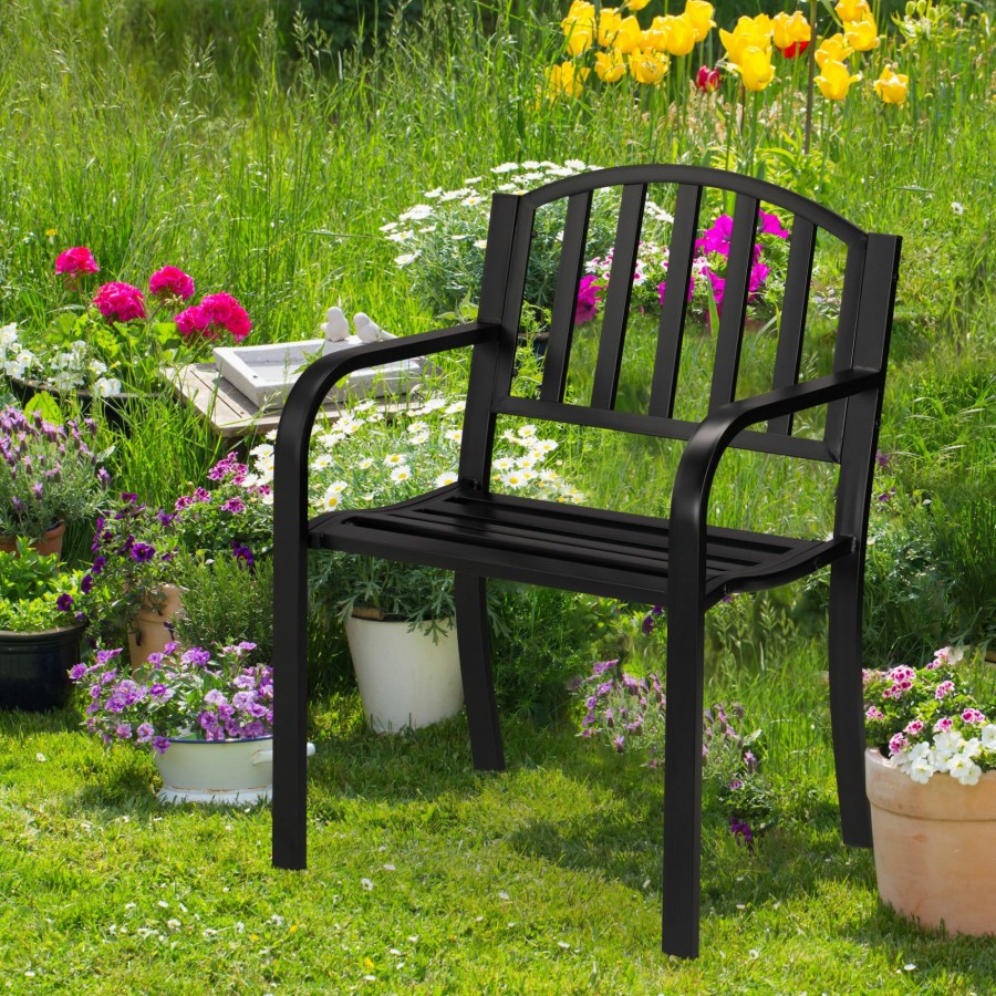 Relaxdays Gartenstuhl Aus Metall Best