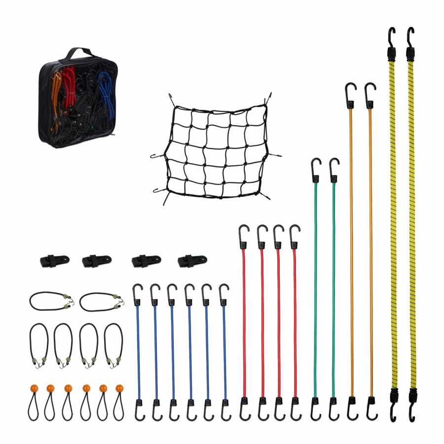 Relaxdays Bungee-Seil-Set Mit 34 Stuck Wholesale