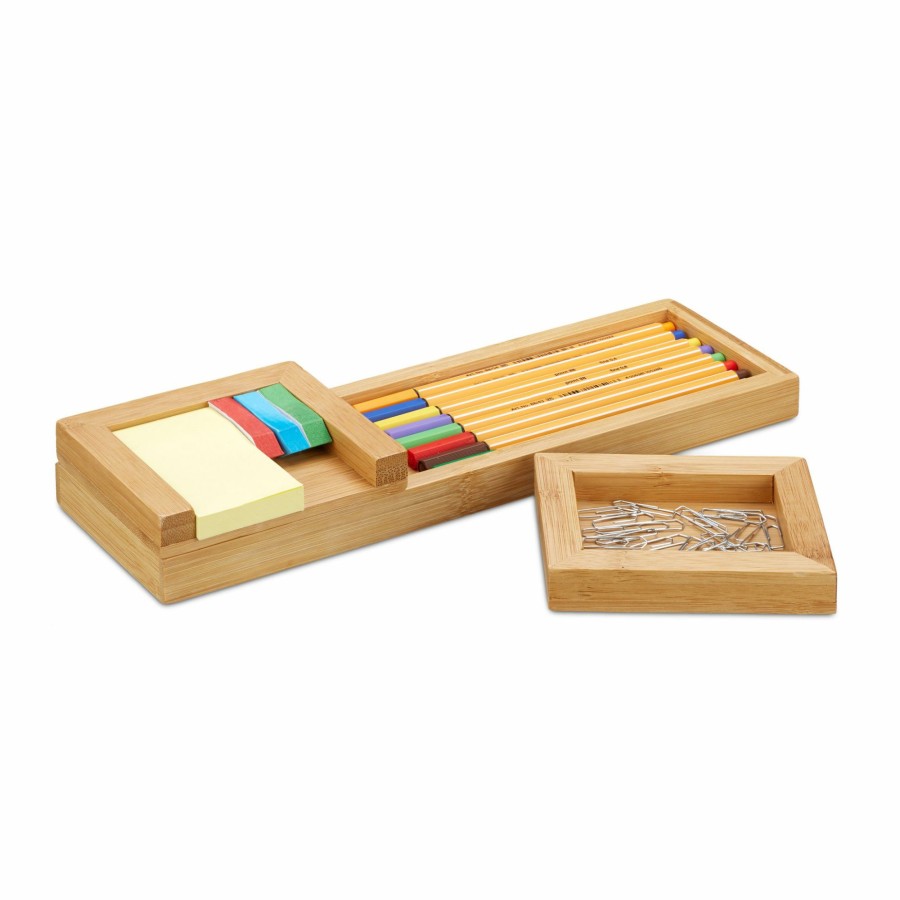 Relaxdays 3-Teiliger Stift-Organizer Hot