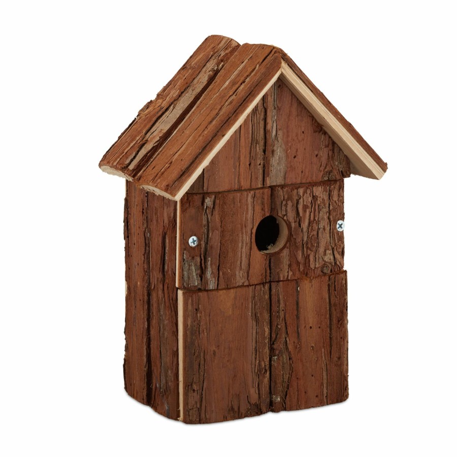 Relaxdays Dekoratives Vogelhaus Aus Holz Wholesale