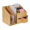 Relaxdays Schreibtisch-Organizer Aus Bambus Wholesale