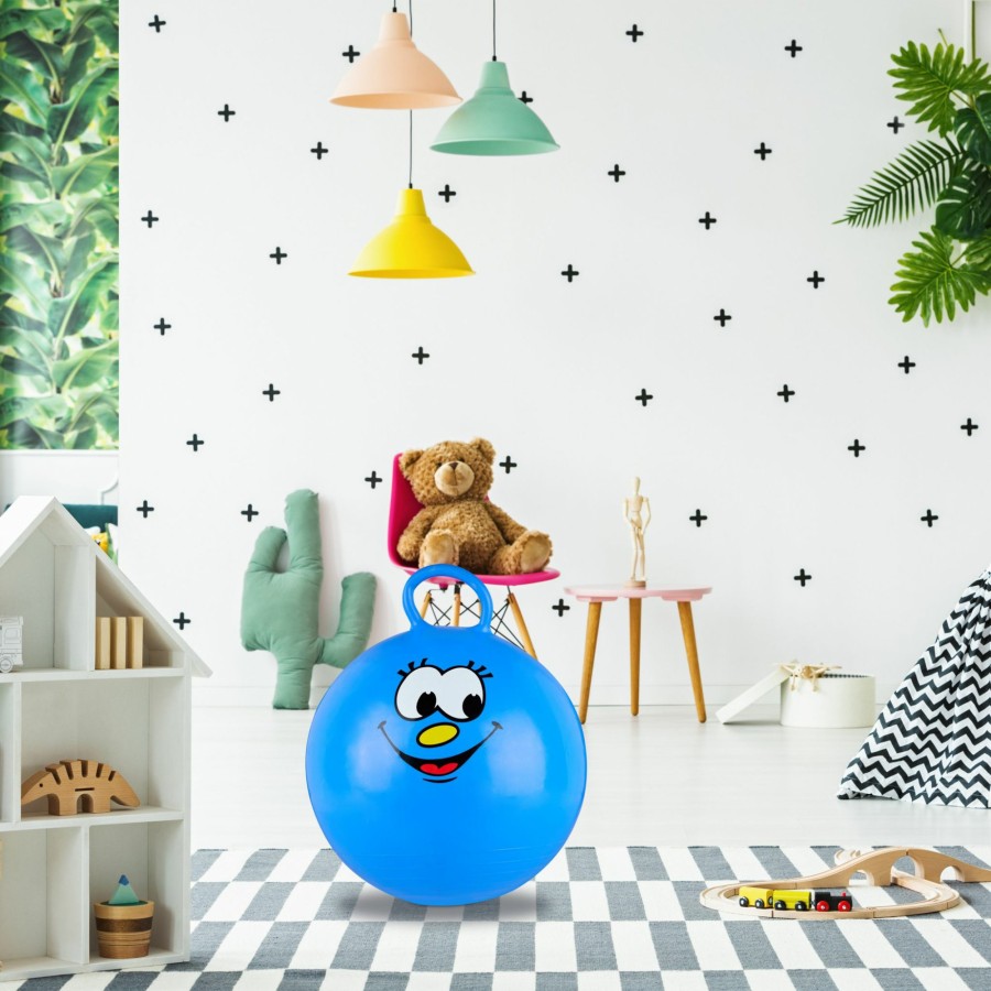 Relaxdays Space Hopper Fur Kinder Blue Best