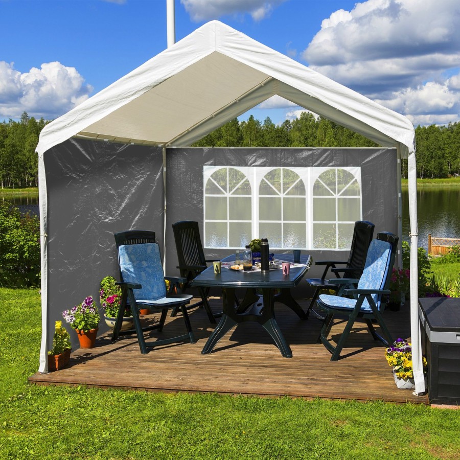 Relaxdays Set Mit 2 Pavillon-Paneelen In Grau Best