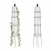 Relaxdays Set Mit 2 Gartenobelisken 114 Cm Best