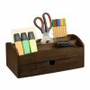 Relaxdays Schreibtisch-Organizer Aus Bambus New