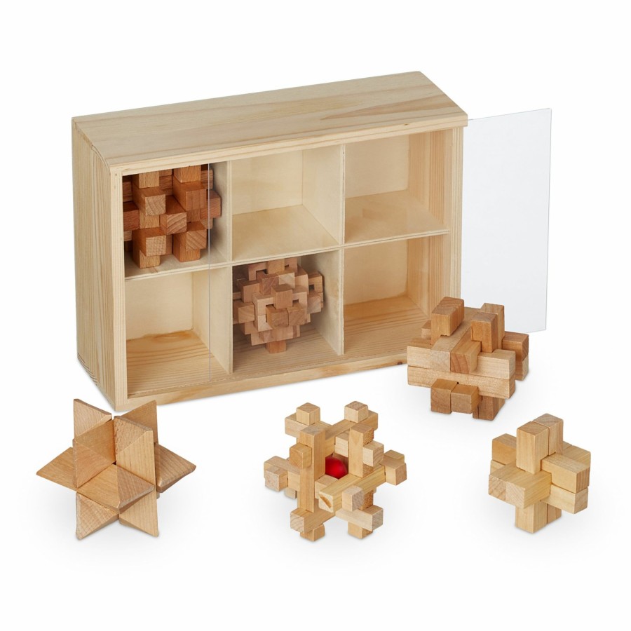 Relaxdays Holzpuzzle-Set Wholesale