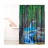 Relaxdays Wasserfall-Duschvorhang 200X180 Cm Clearance