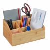 Relaxdays Schreibtisch-Organizer Aus Bambus New