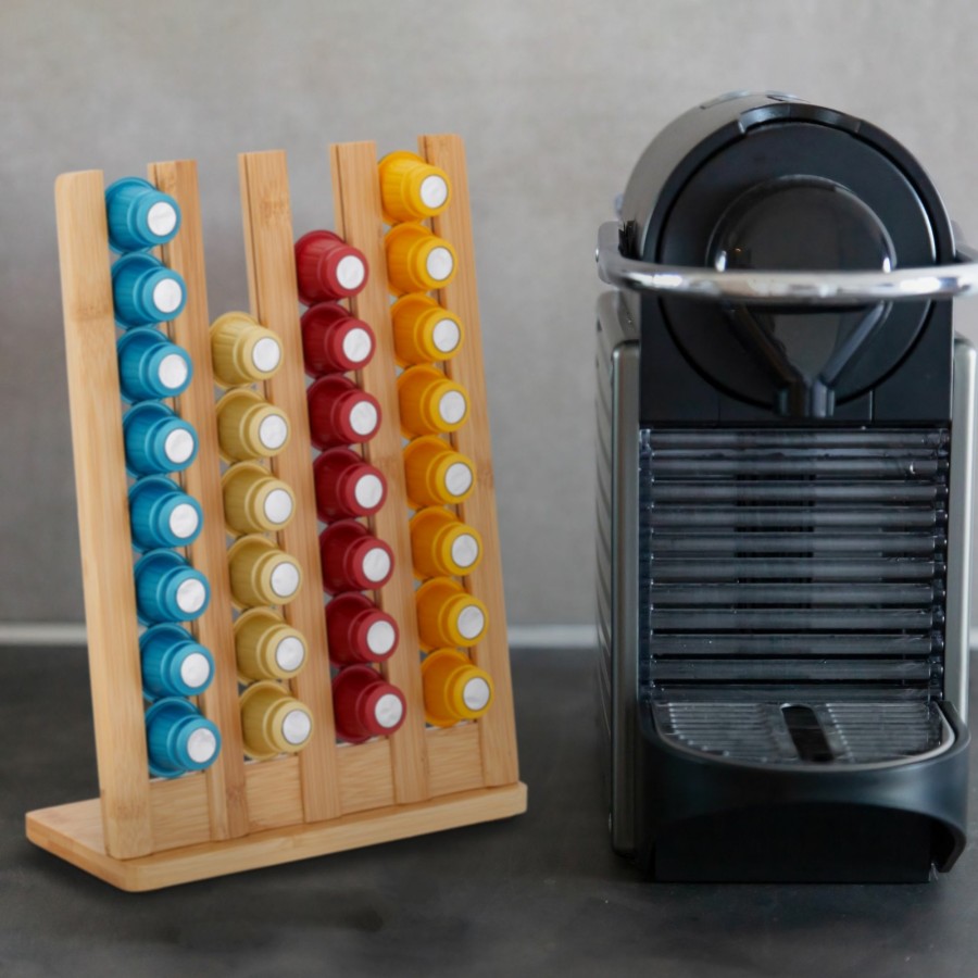 Relaxdays Nespresso-Kaffeepadstander 32 Kapseln Hot