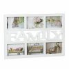 Relaxdays Bilderrahmenfamilie White / Transparent Best